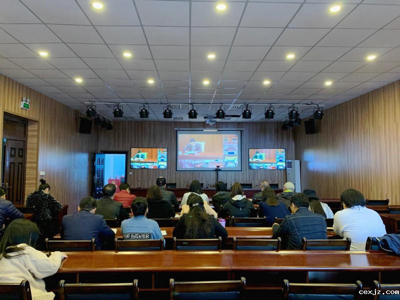 我校组织收看2019届全国普通高校毕业生就业创业工作网络视频会议